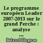 Le programme européen Leader 2007-2013 sur le grand Perche : analyse d'une méthode visant à soutenir le développement des territoires ruraux