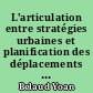 L'articulation entre stratégies urbaines et planification des déplacements : l'exemple de la Roche-sur-Yon