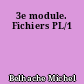 3e module. Fichiers PL/1