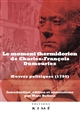Le moment thermidorien de Charles-François Dumouriez : Œuvres politiques (1795)