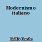 Modernismo italiano