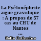 La Pyélonéphrite aiguë gravidique : A propos de 57 cas au CHU de Nantes entre 1991 et 1997