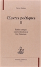Oeuvres poétiques : 2 : La Bergerie (1565)