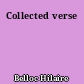 Collected verse
