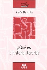 Qué es la historia literaria?