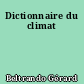Dictionnaire du climat