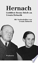Hernach : Gottfried Benns Briefe an Ursula Ziebarth