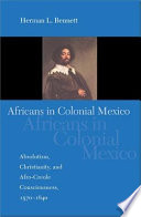 Africans in colonial Mexico : absolutism, christianity and afro-creole consciousness, 1570-1640