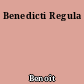 Benedicti Regula