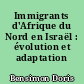 Immigrants d'Afrique du Nord en Israël : évolution et adaptation