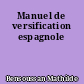 Manuel de versification espagnole