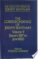 The Correspondence of Jeremy Bentham : Volume 9 : January 1817 to June 1820