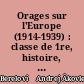 Orages sur l'Europe (1914-1939) : classe de 1re, histoire, programme 1982