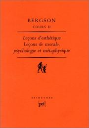 Cours : II : Leçons d'esthétique à Clermont-Ferrand, leçons de morale, psychologie et métaphysique au lycée Henri-IV