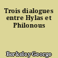Trois dialogues entre Hylas et Philonous