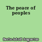The peace of peoples