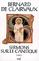 Sermons sur le Cantique : Tome V : Sermons 69-86