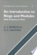 An introduction to rings and modules with K-theory in view