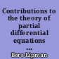 Contributions to the theory of partial differential equations : the papers in this vol. were read at the Conference on partial differential equations [held at Arden House, Harriman, New York] October 1952