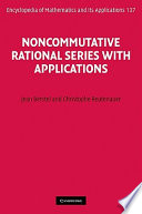 Noncommutative rational series with applications