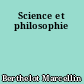 Science et philosophie