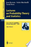 Lectures on probability theory and statistics : Ecole d'été de probabilités de Saint-Flour XXVII - 1997