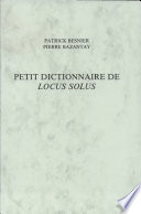 Petit dictionnaire de "Locus Solus"