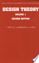 Design theory : Volume 1