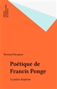 Poétique de Francis Ponge : Le palais diaphane