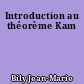 Introduction au théorème Kam
