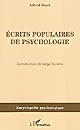 Écrits populaires de psychologie : publiés dans la "Revue des deux mondes", 1891-1894