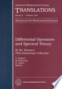 Differential operators and spectral theory : M. Sh. Birman's 70th anniversary collection
