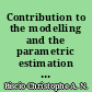 Contribution to the modelling and the parametric estimation of determinantal point processes