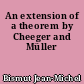An extension of a theorem by Cheeger and Müller