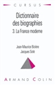 Dictionnaire des biographies : 3 : La France moderne : 1483-1815