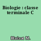 Biologie : classe terminale C