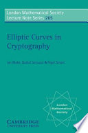 Elliptic curves in cryptography