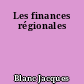 Les finances régionales