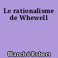Le rationalisme de Whewell