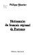 Dictionnaire du français régional de Provence