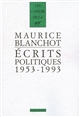 Écrits politiques : 1953-1993