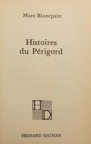 Histoires du Périgord