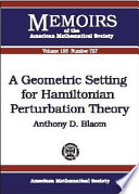 A geometric setting for hamiltonian perturbation theory