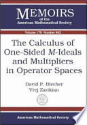 The calculus of one-sided M-ideals and multipliers in operator spaces