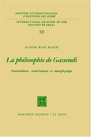 La Philosophie de Gassendi : nominalisme, matérialisme et métaphysique
