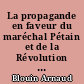 La propagande en faveur du maréchal Pétain et de la Révolution nationale en Loire-Inférieure (1940-1944)