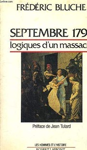 Septembre 1792 : logiques d'un massacre