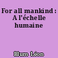 For all mankind : A l'échelle humaine