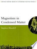 Magnetism in condensed matter