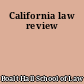 California law review